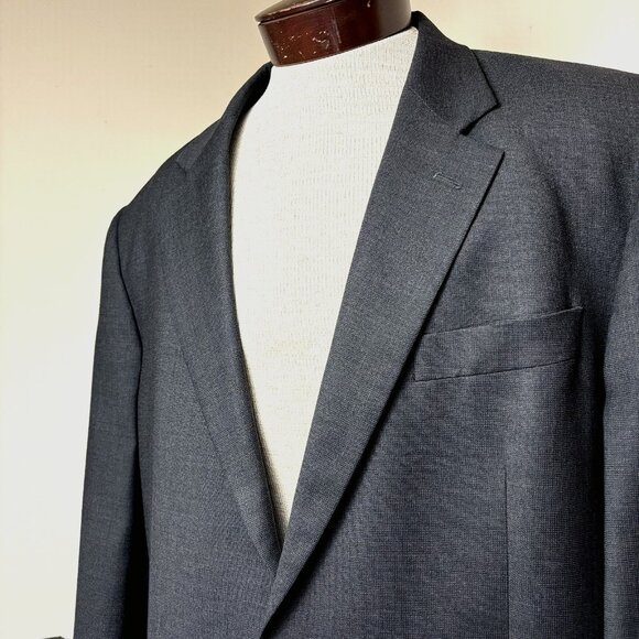 Pronto Uomo Sport Coat Blazer Natural Stretch Men's 48 XL Brown Wool Suit Jacket - Picture 1 of 12